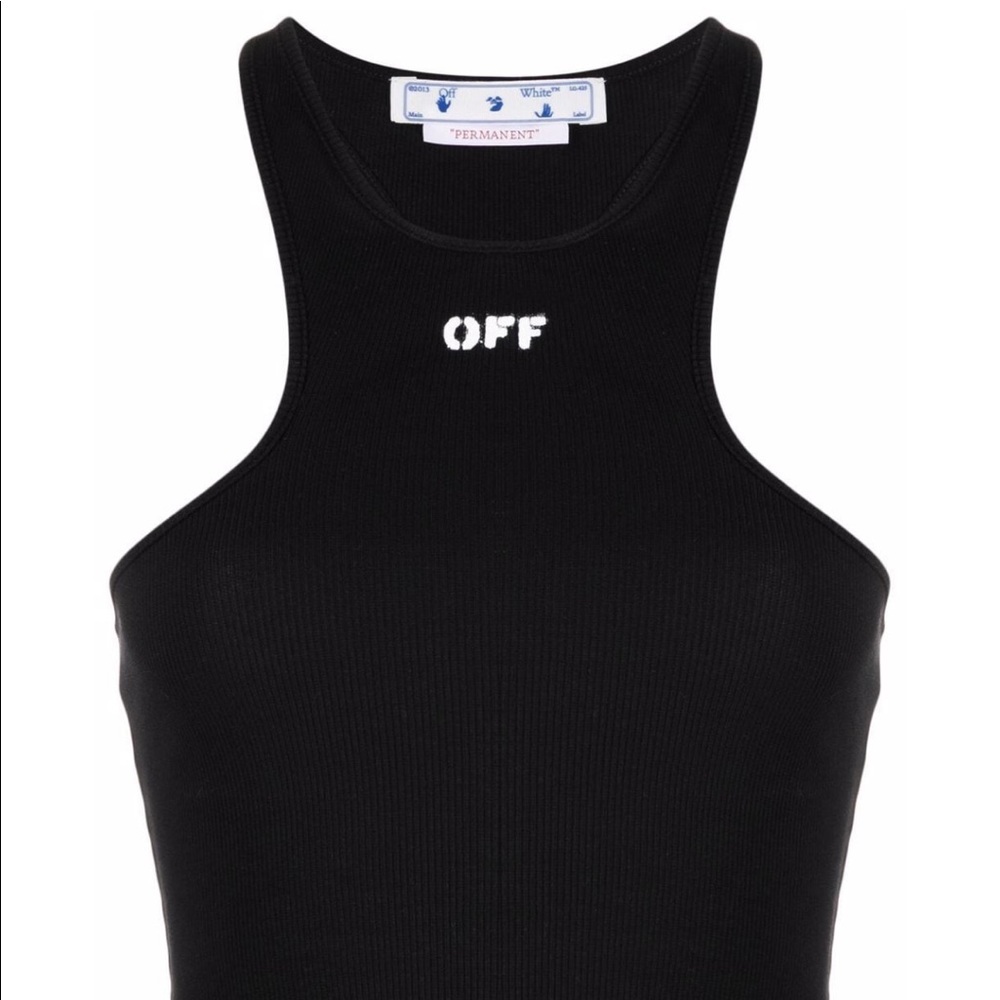 Off white crop top